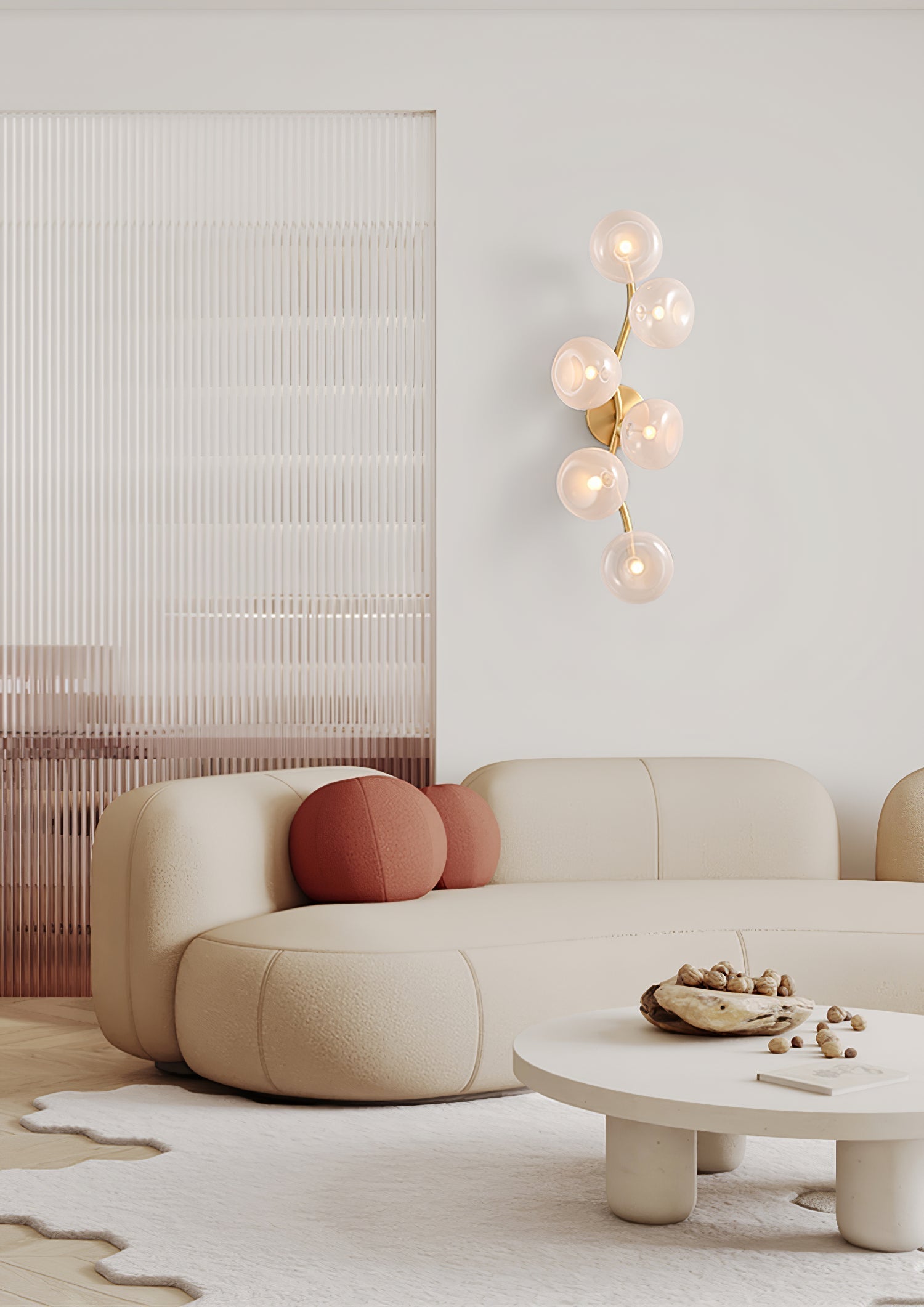 Aurora Vine Wall Light, Hardwired Wall Sconce, detail 15