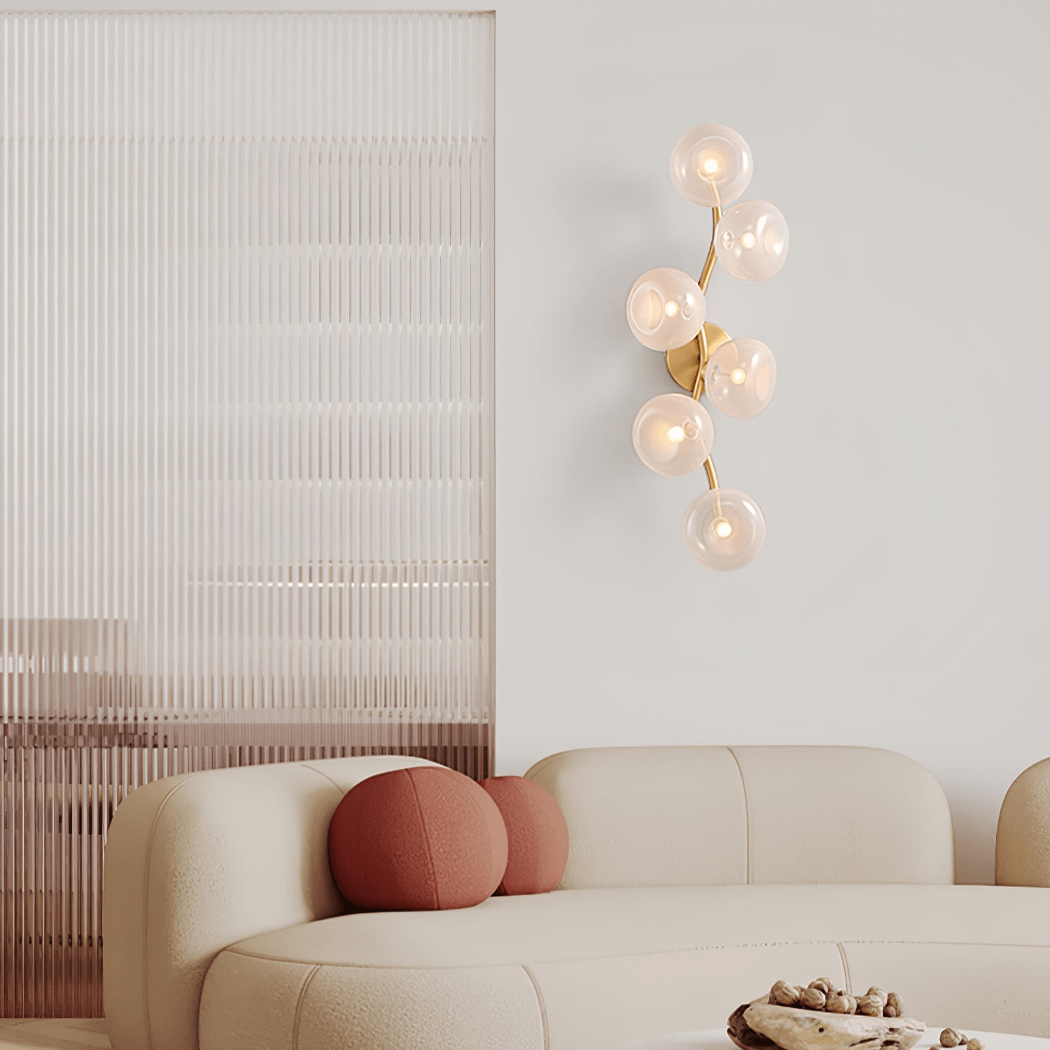 Aurora Vine Wall Light, Hardwired Wall Sconce, detail 4