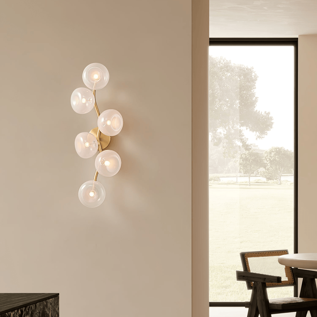 Aurora Vine Wall Light, Hardwired Wall Sconce, detail 3