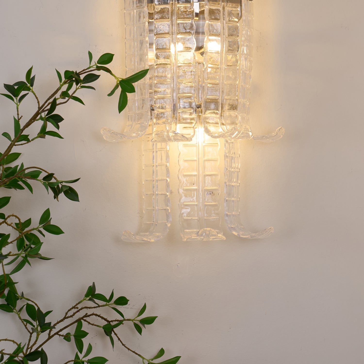 Aveline Murano Glass Wall Light, Hardwired Wall Sconce, detail 10