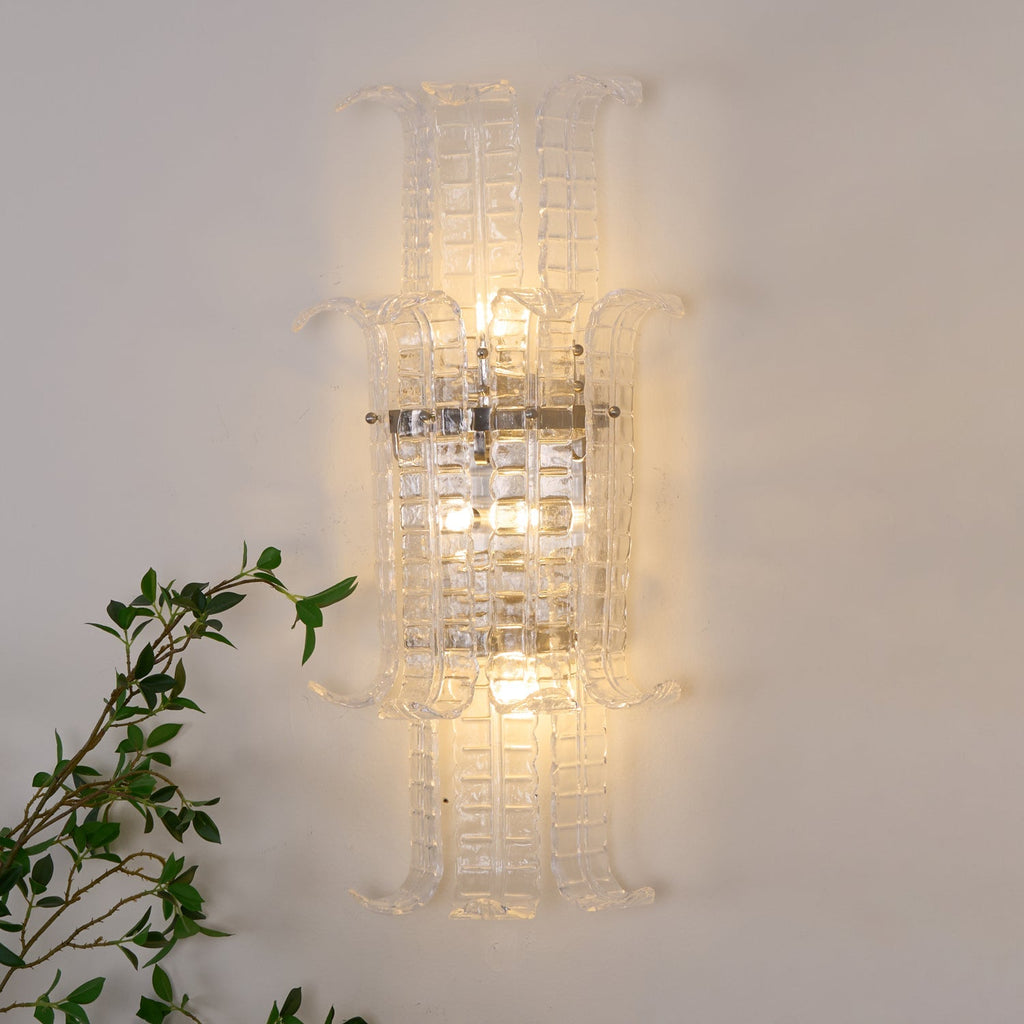 Aveline Murano Glass Wall Light, Hardwired Wall Sconce, detail 3