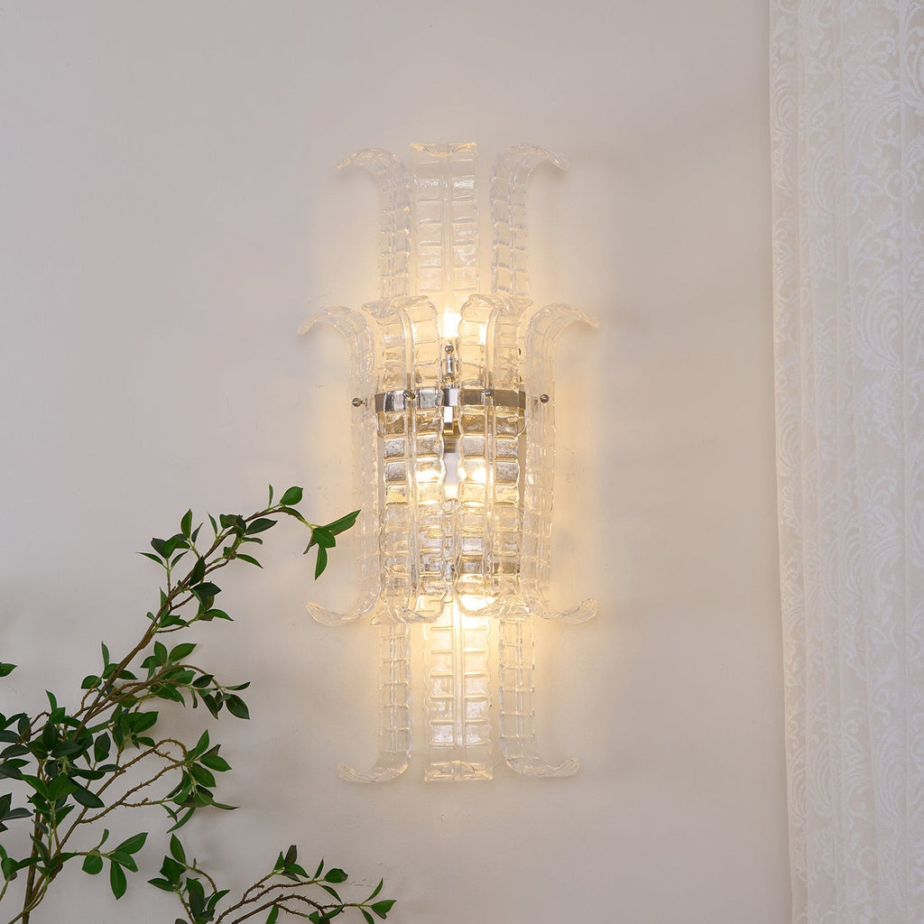 Aveline Murano Glass Wall Light, Hardwired Wall Sconce, detail 4
