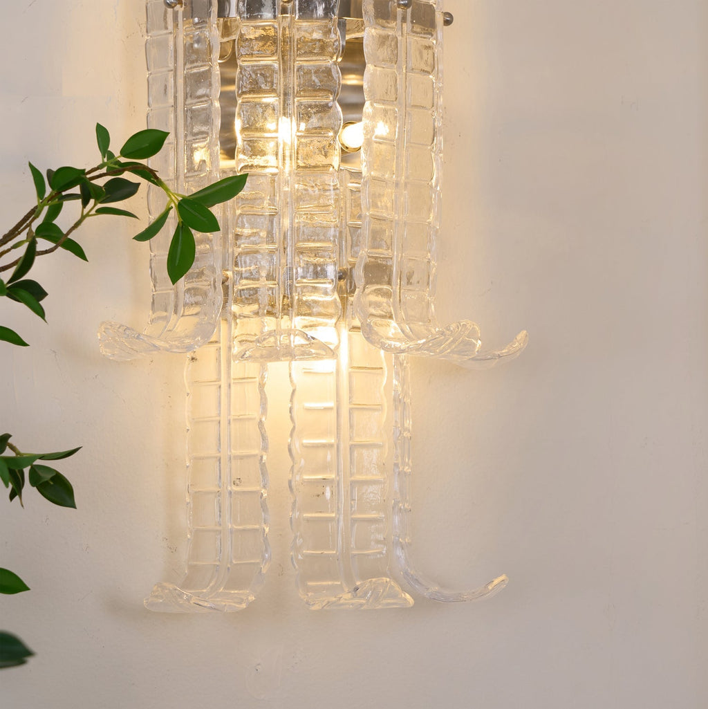 Aveline Murano Glass Wall Light, Hardwired Wall Sconce, detail 8
