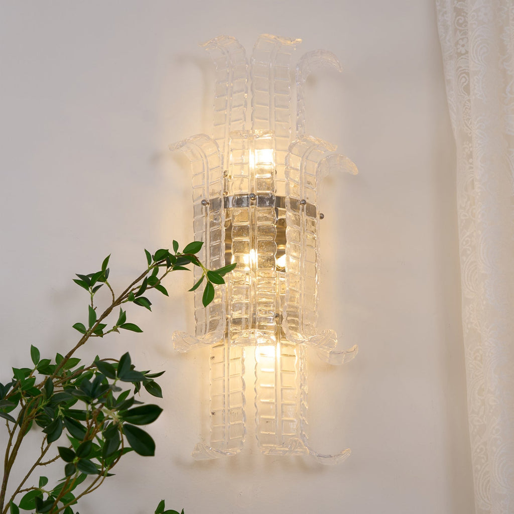 Aveline Murano Glass Wall Light, Hardwired Wall Sconce, detail 11