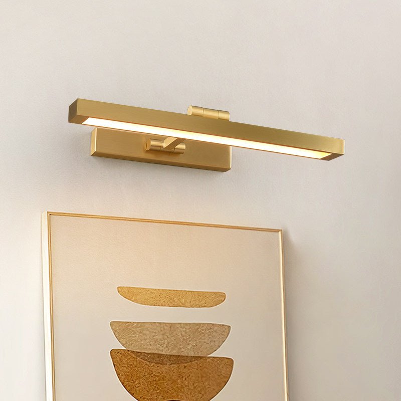 Avery Brass Wall Light, Hardwired Wall Sconce, detail 2