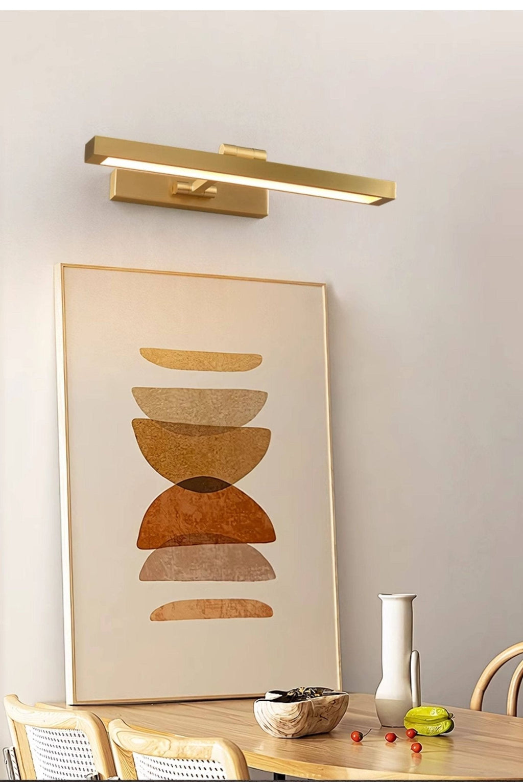 Avery Brass Wall Light, Hardwired Wall Sconce, detail 12