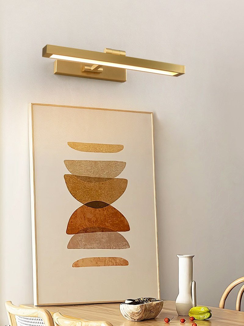 Avery Brass Wall Light, Hardwired Wall Sconce, detail 10