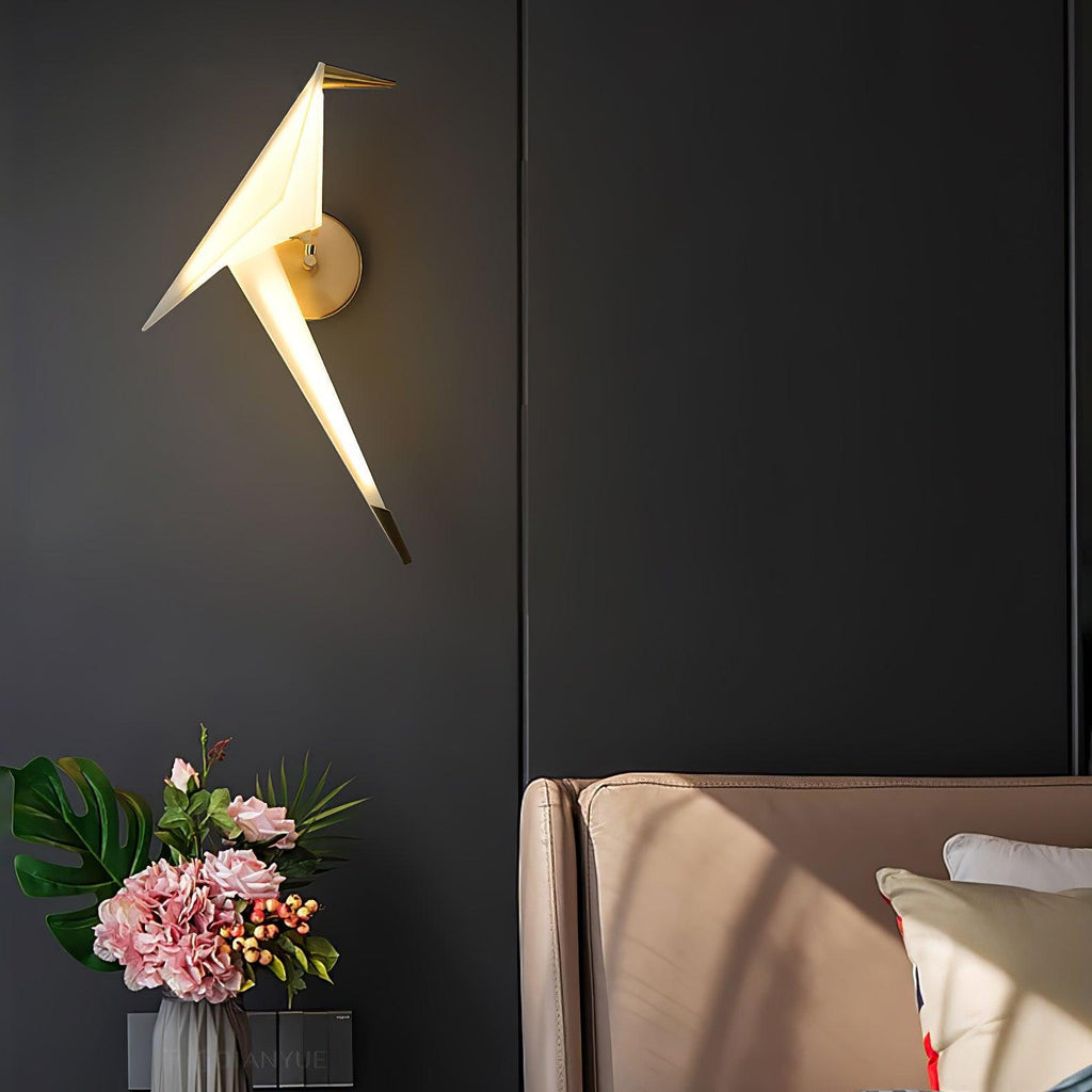 Avian Serenity Plug-In Wall Light, Plug-In Wall Sconce, detail 15