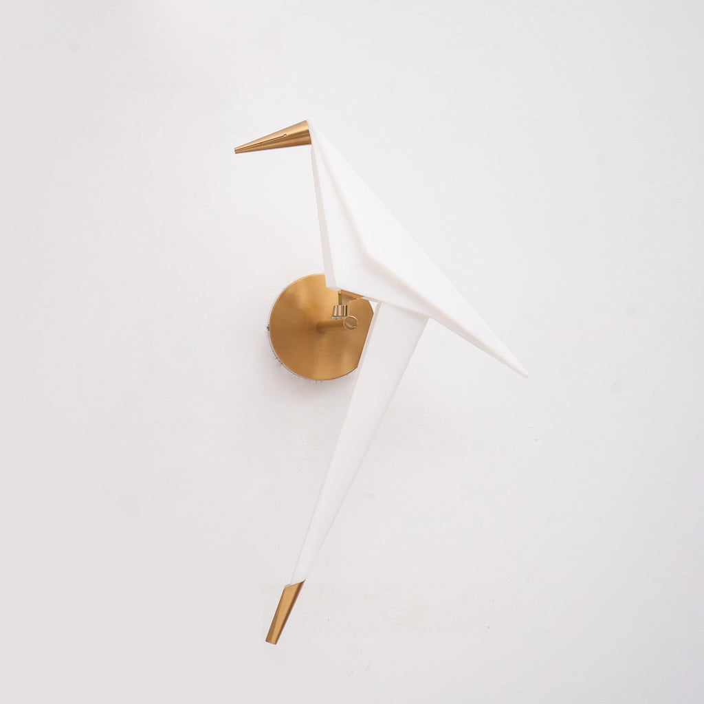 Paper Crane Plug-In Wall Light, Plug-In Wall Sconce, detail 14