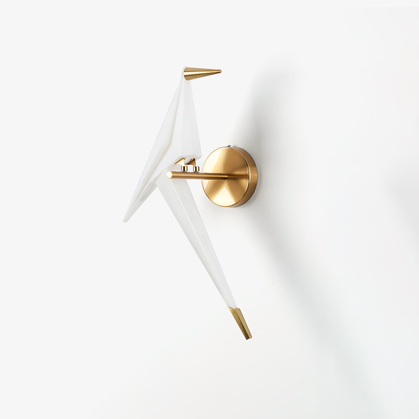 Paper Crane Wall Light, Hardwired Wall Sconce, detail 19