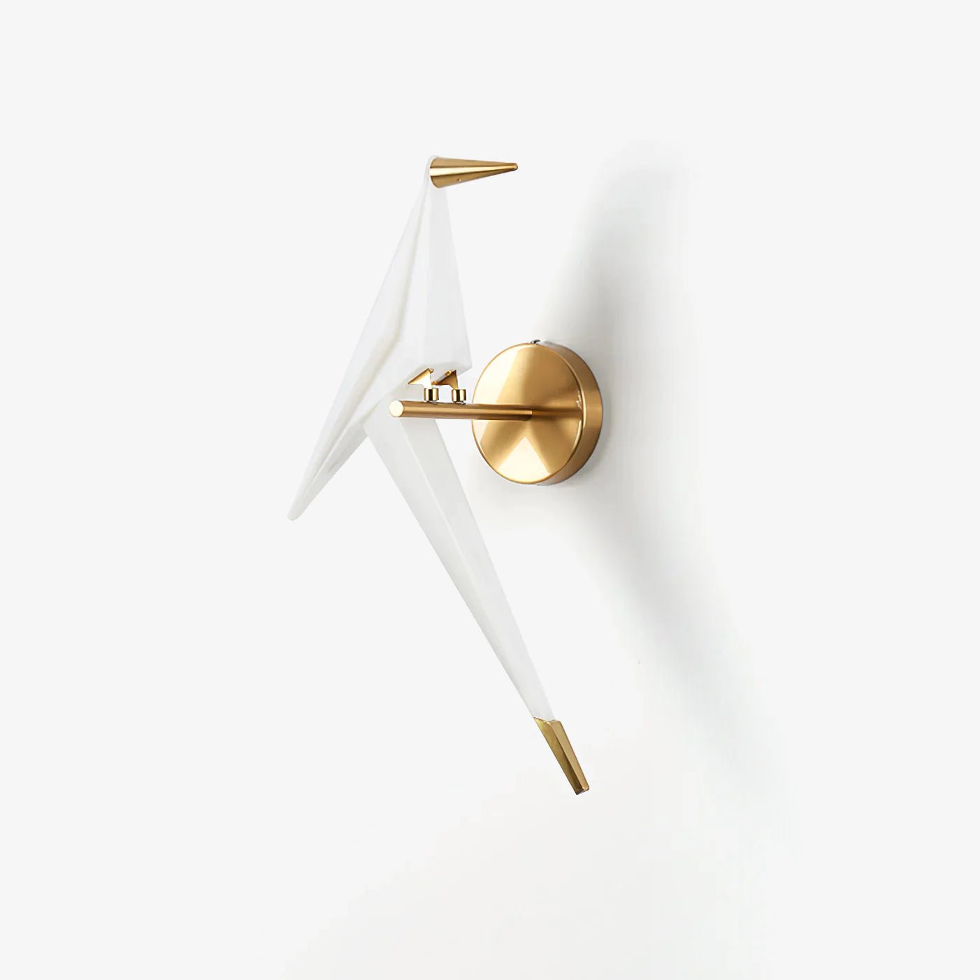 Paper Crane Wall Light, Hardwired Wall Sconce, detail 18