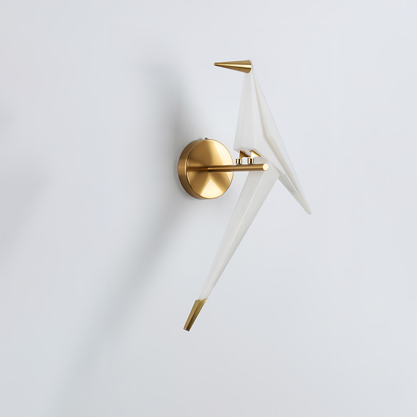 Paper Crane Wall Light, Hardwired Wall Sconce, detail 11