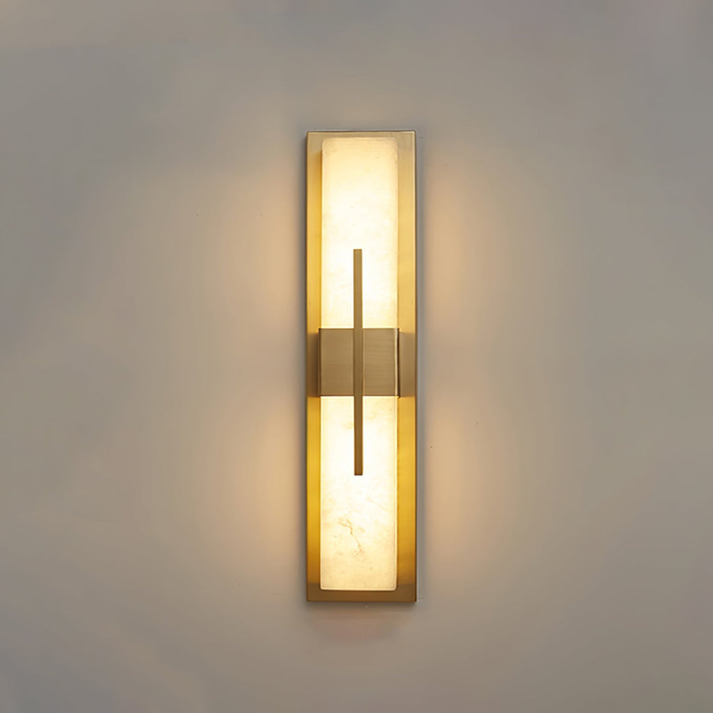 Axis Twin Alabaster Wall Light, Hardwired Wall Sconce, detail 29