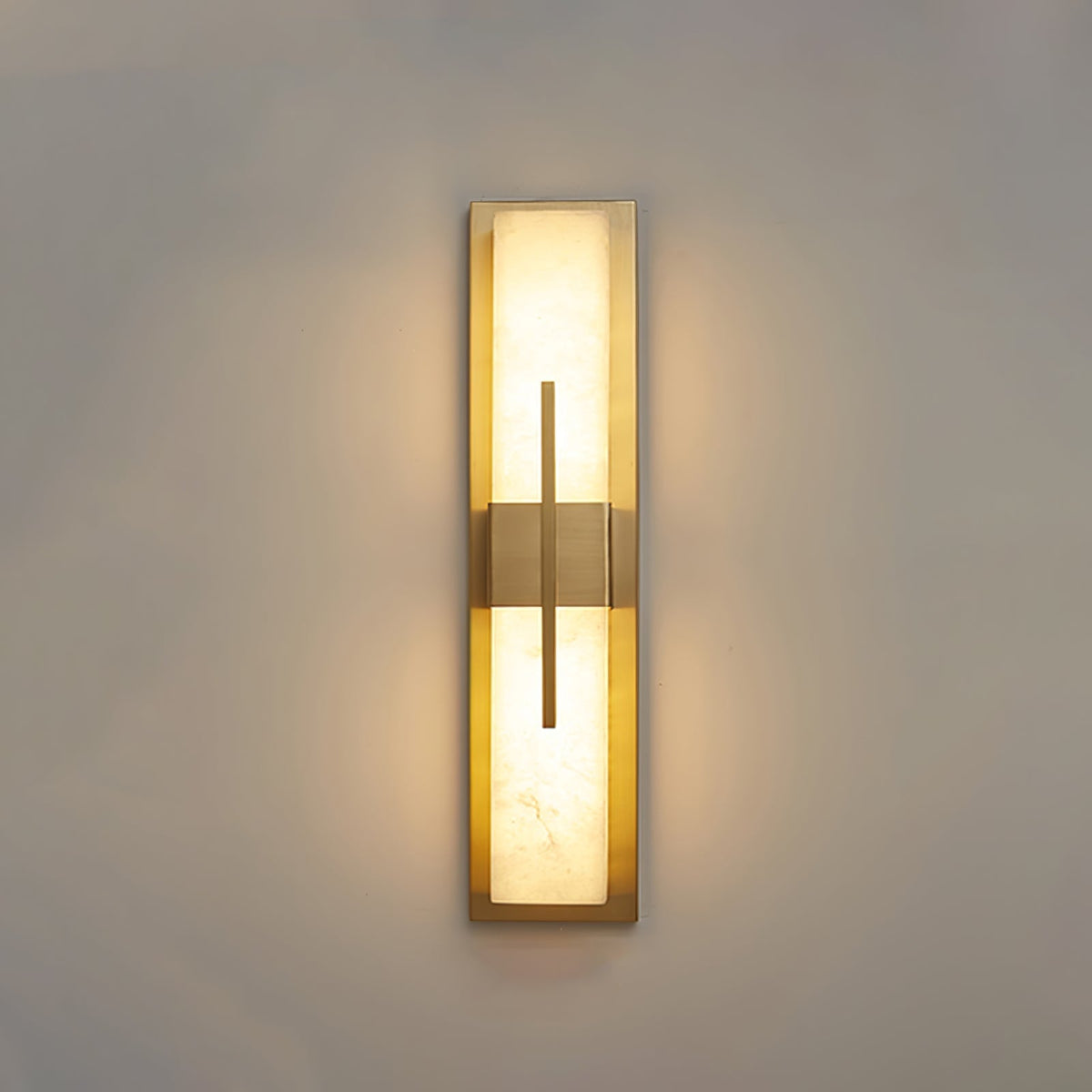 Axis Twin Alabaster Wall Light, Hardwired Wall Sconce, detail 29