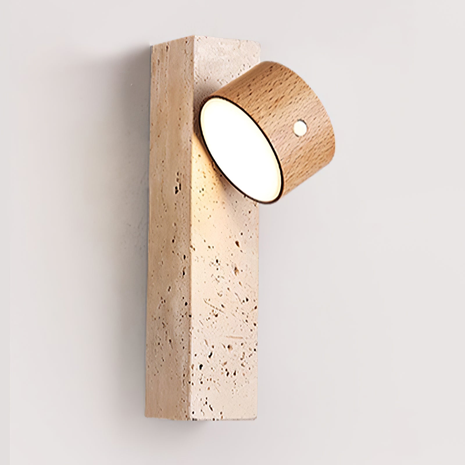 Axis Wood Rechargeable Wall Light, Bedroom Wall Sconce, detail 3