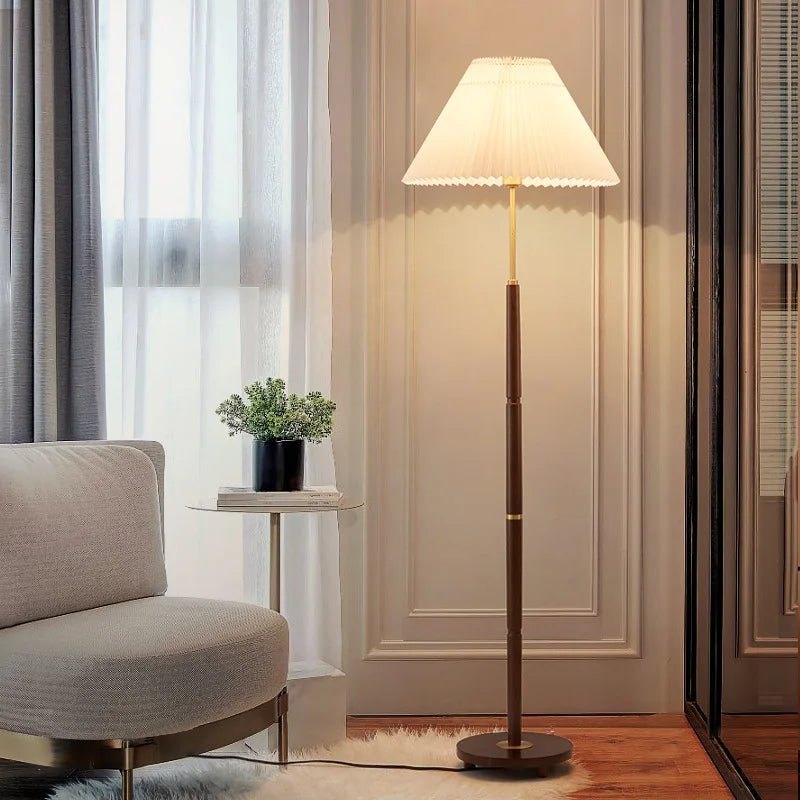 Axya Vintage Pleated Floor Light, Floor Lamp, detail 4