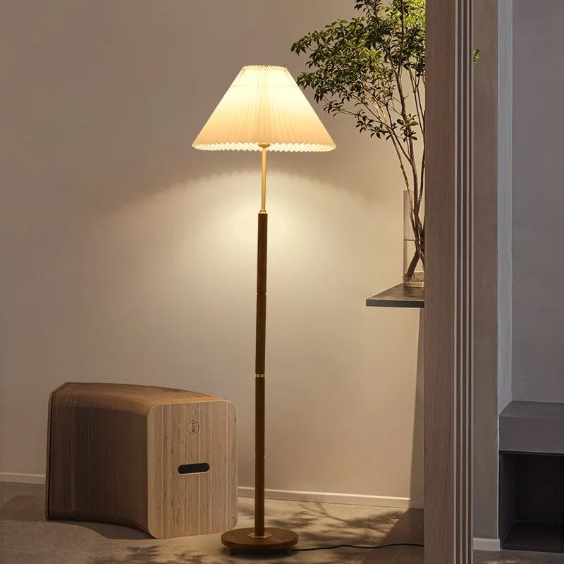 Axya Vintage Pleated Floor Light, Floor Lamp, detail 5