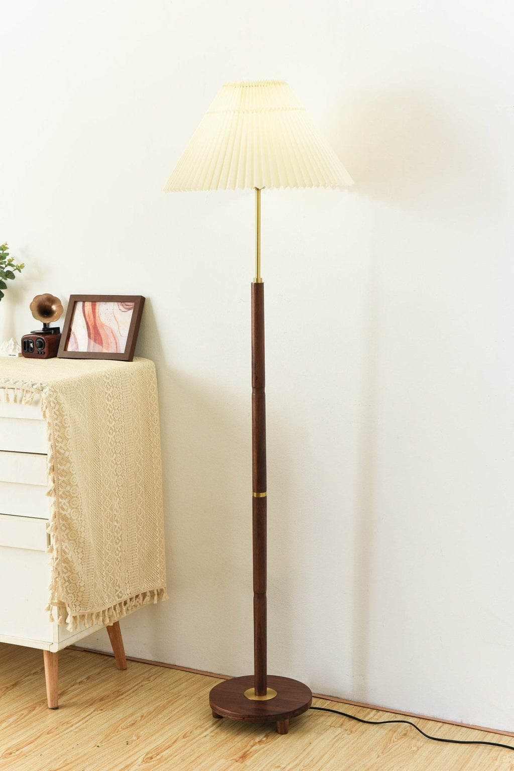 Axya Vintage Pleated Floor Light, Floor Lamp, detail 14