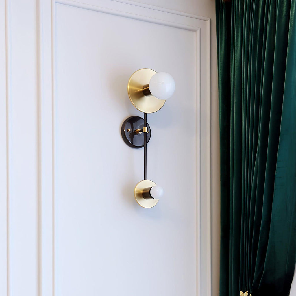 Balance Scale Wall Light, Hardwired Wall Sconce, detail 4