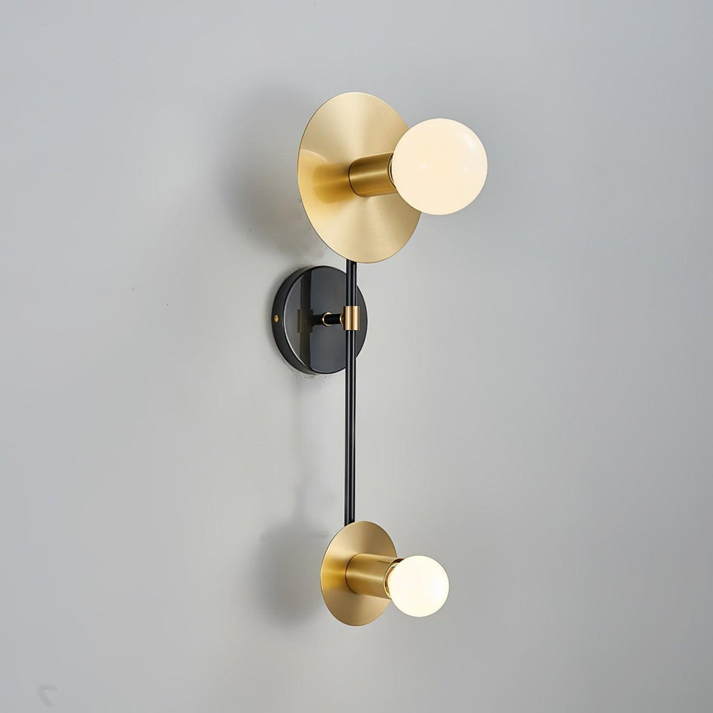 Balance Scale Wall Light, Hardwired Wall Sconce, Marble, Dia 18cm x H 50cm