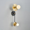 Balance Scale Wall Light, Hardwired Wall Sconce, Marble, Dia 18cm x H 50cm