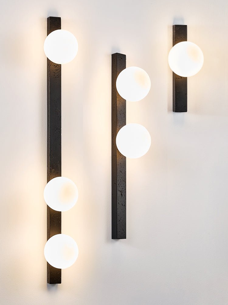 Balanced Globe Wall Light, Hardwired Wall Sconce, detail 8