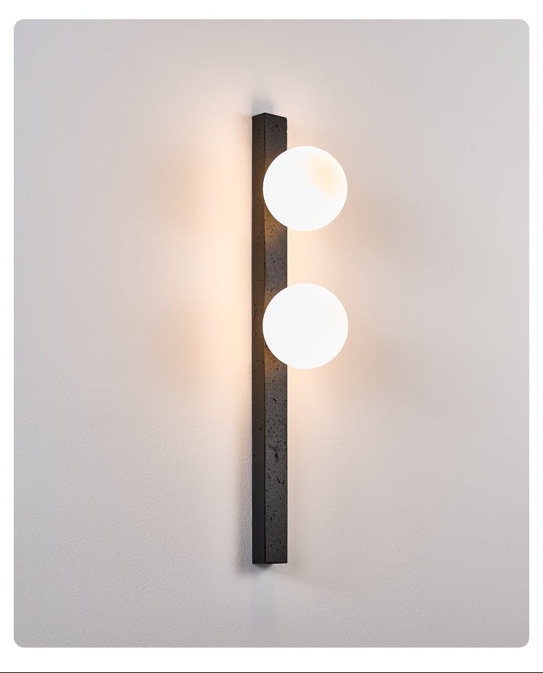 Balanced Globe Wall Light, Hardwired Wall Sconce, detail 15