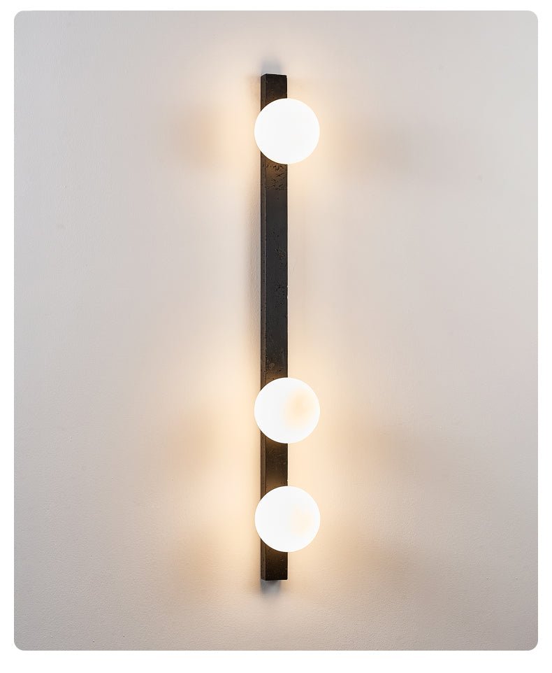 Balanced Globe Wall Light, Hardwired Wall Sconce, detail 16