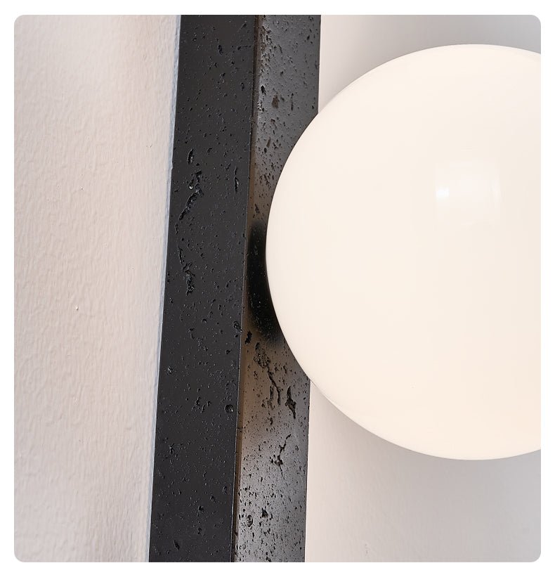 Balanced Globe Wall Light, Hardwired Wall Sconce, detail 17