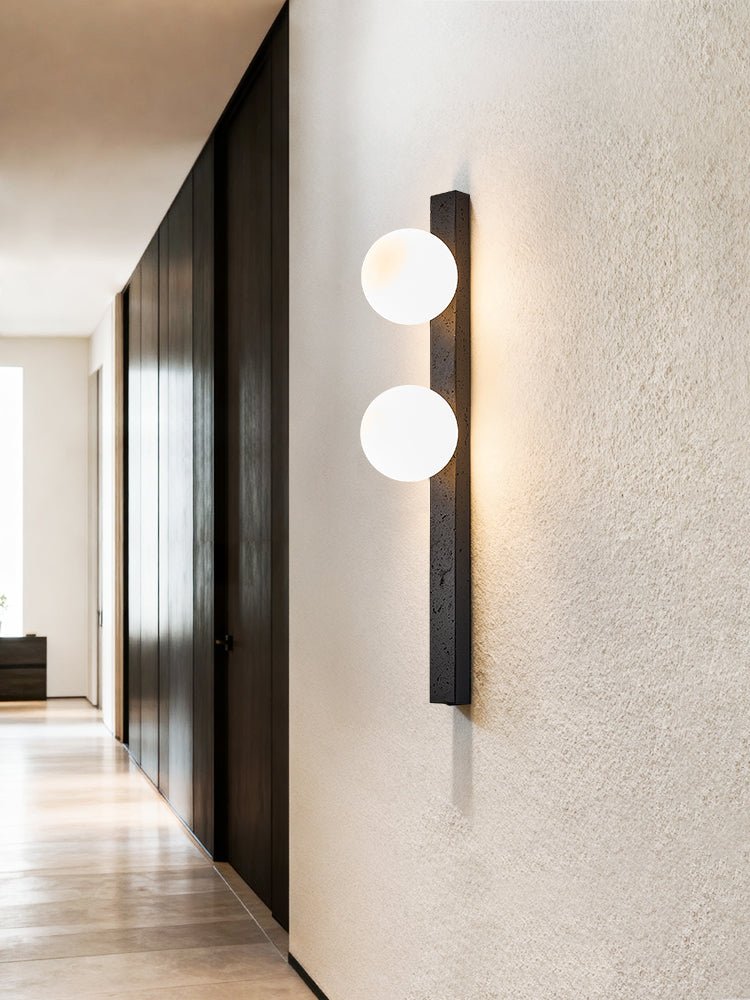 Balanced Globe Wall Light, Hardwired Wall Sconce, detail 5