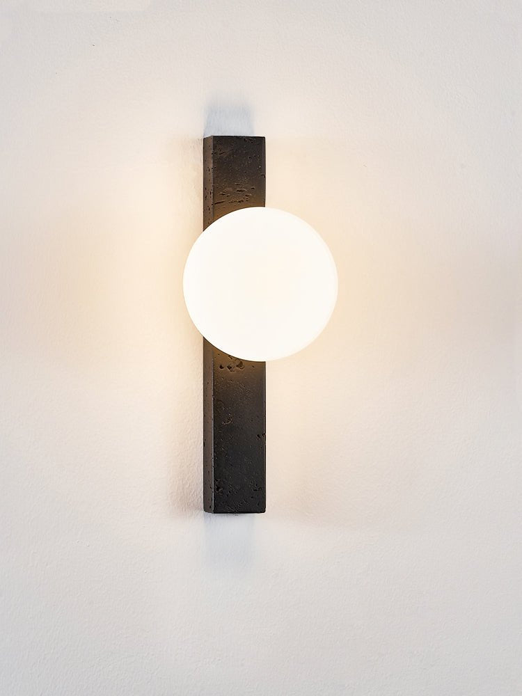 Balanced Globe Wall Light, Hardwired Wall Sconce, detail 6