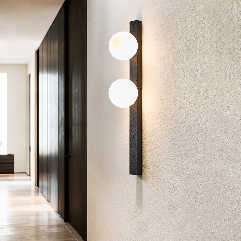Balanced Globe Wall Light, Hardwired Wall Sconce, detail 3
