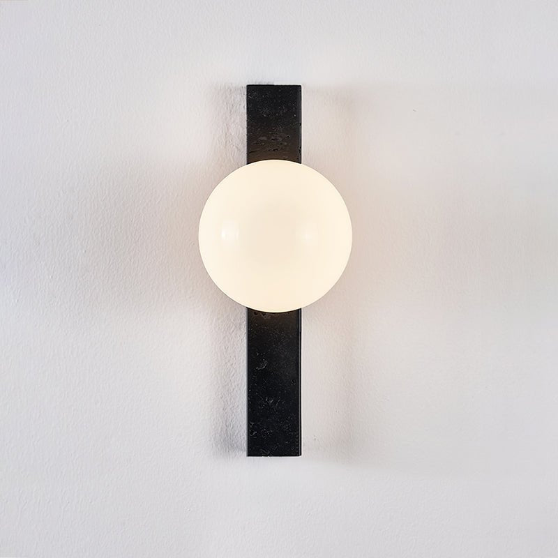 Balanced Globe Wall Light, Hardwired Wall Sconce, detail 11