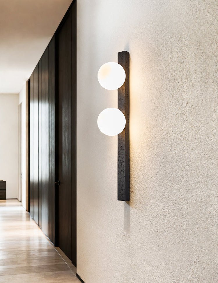 Balanced Globe Wall Light, Hardwired Wall Sconce, detail 13