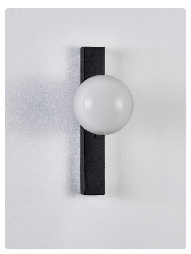 Balanced Globe Wall Light, Hardwired Wall Sconce, detail 14