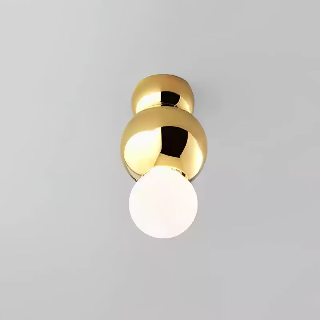 Ball Mounted Wall Light, Hardwired Wall Sconce, detail 6