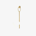 Ballon Brass Wall Light, Plug-In Wall Sconce, Dia 15cm x H 50cm