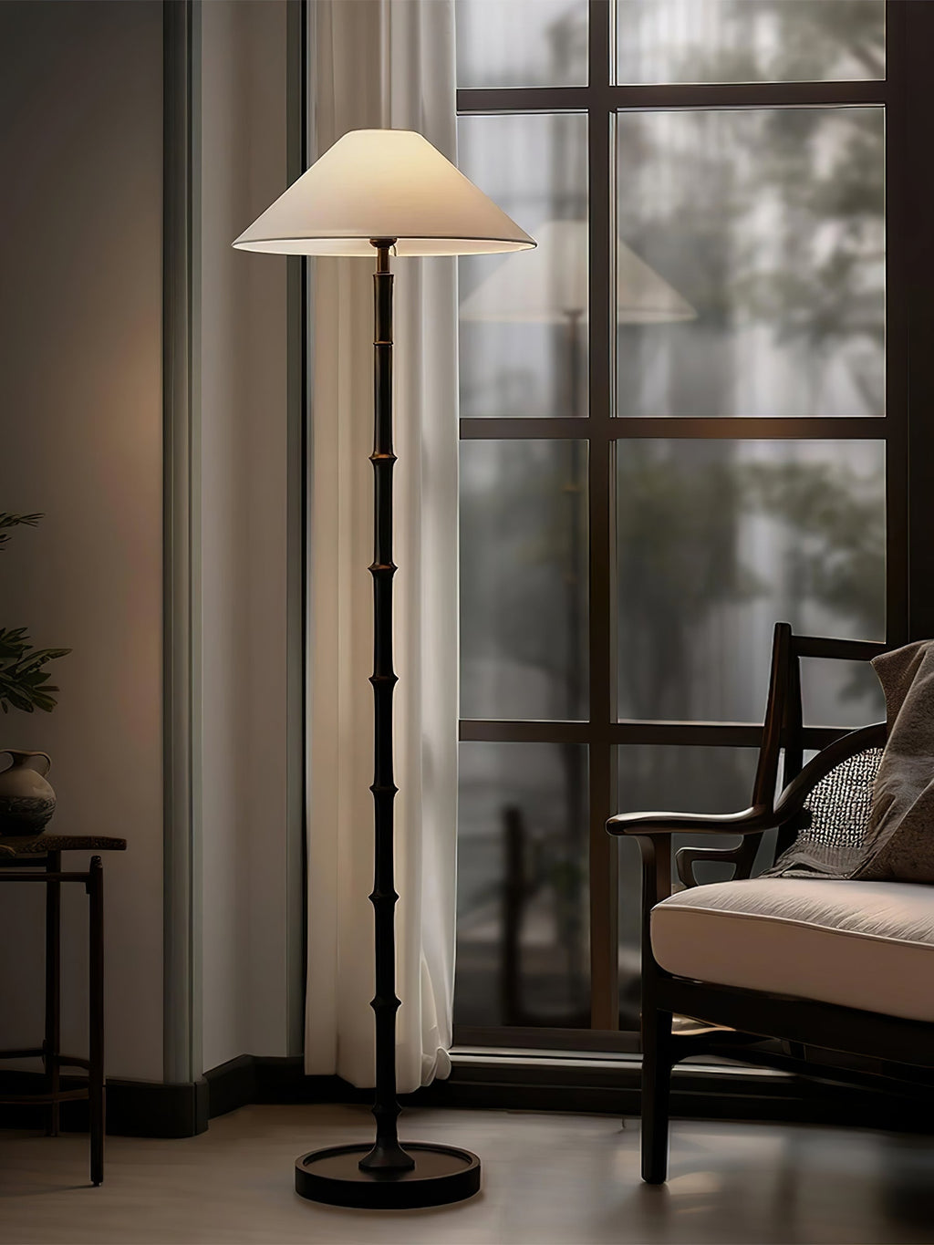 Bamboo Knot Floor Light, Floor Lamp, detail 14
