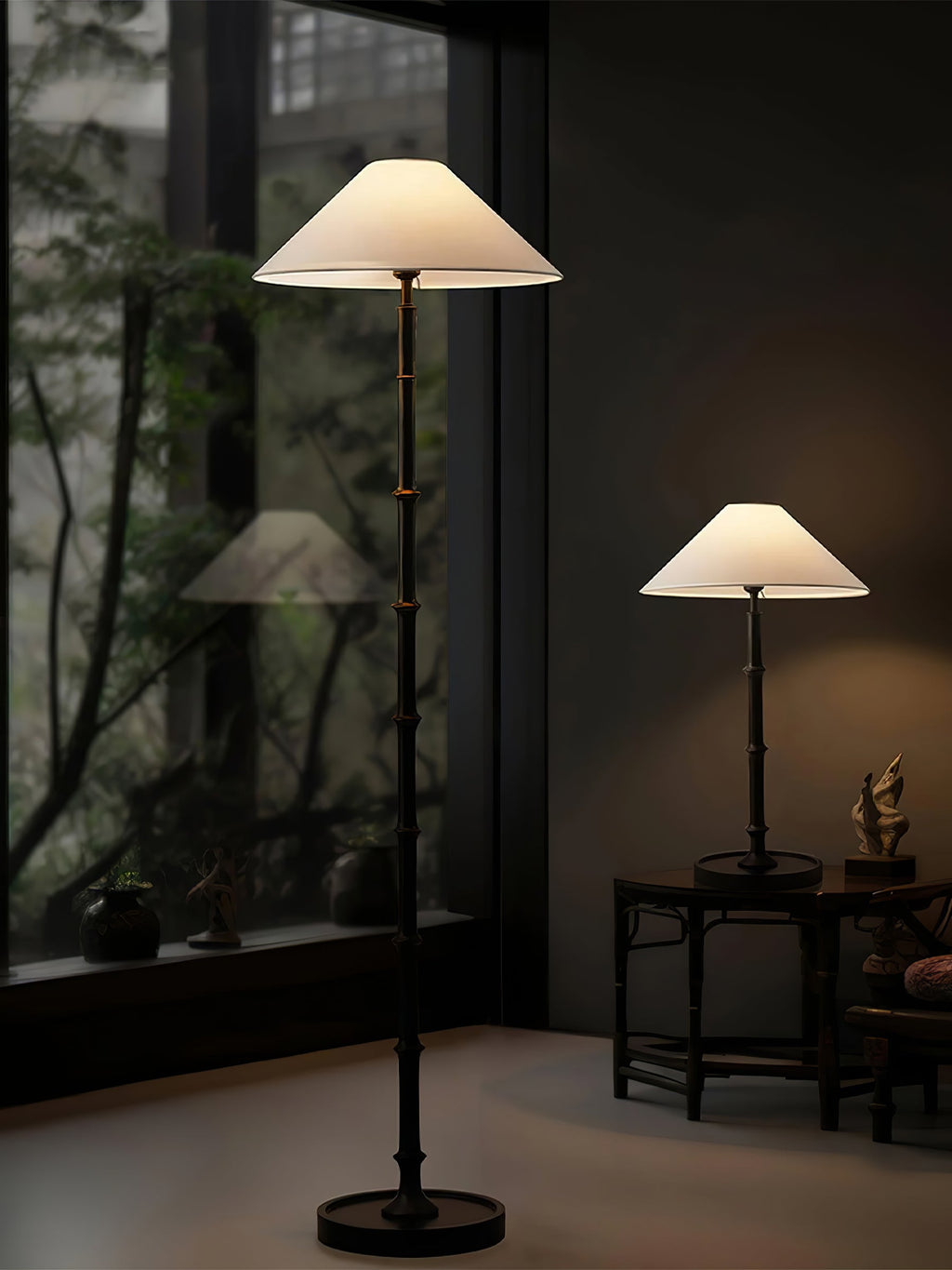 Bamboo Knot Floor Light, Floor Lamp, detail 15