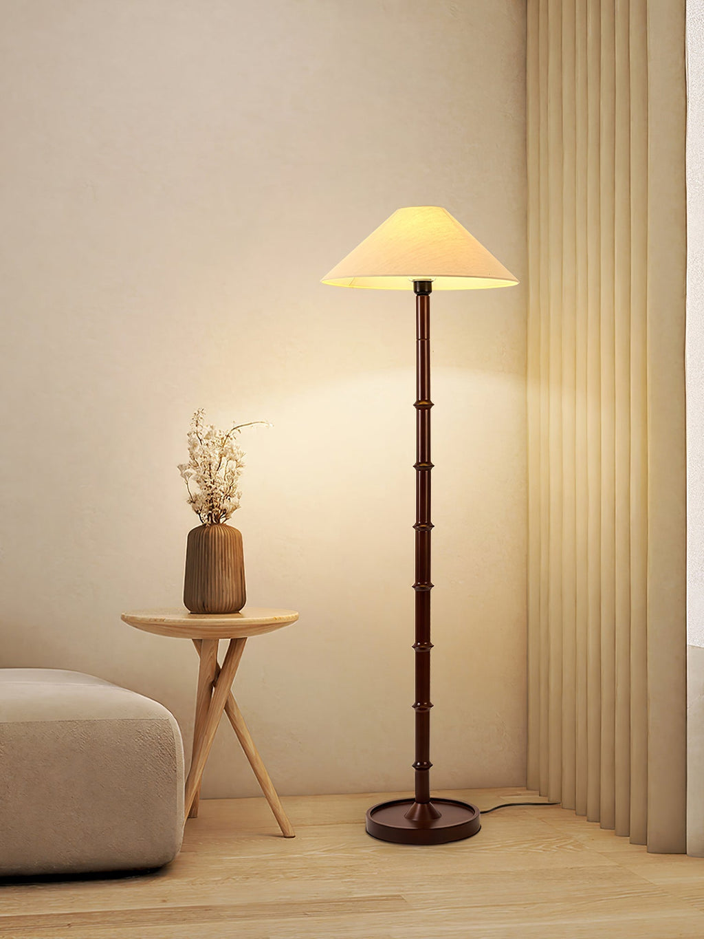 Bamboo Knot Floor Light, Floor Lamp, detail 18