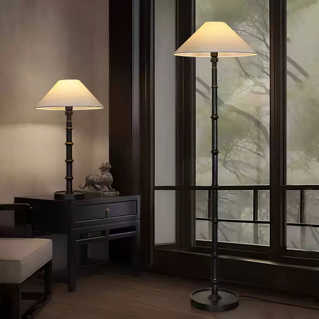Bamboo Knot Floor Light, Floor Lamp, detail 3