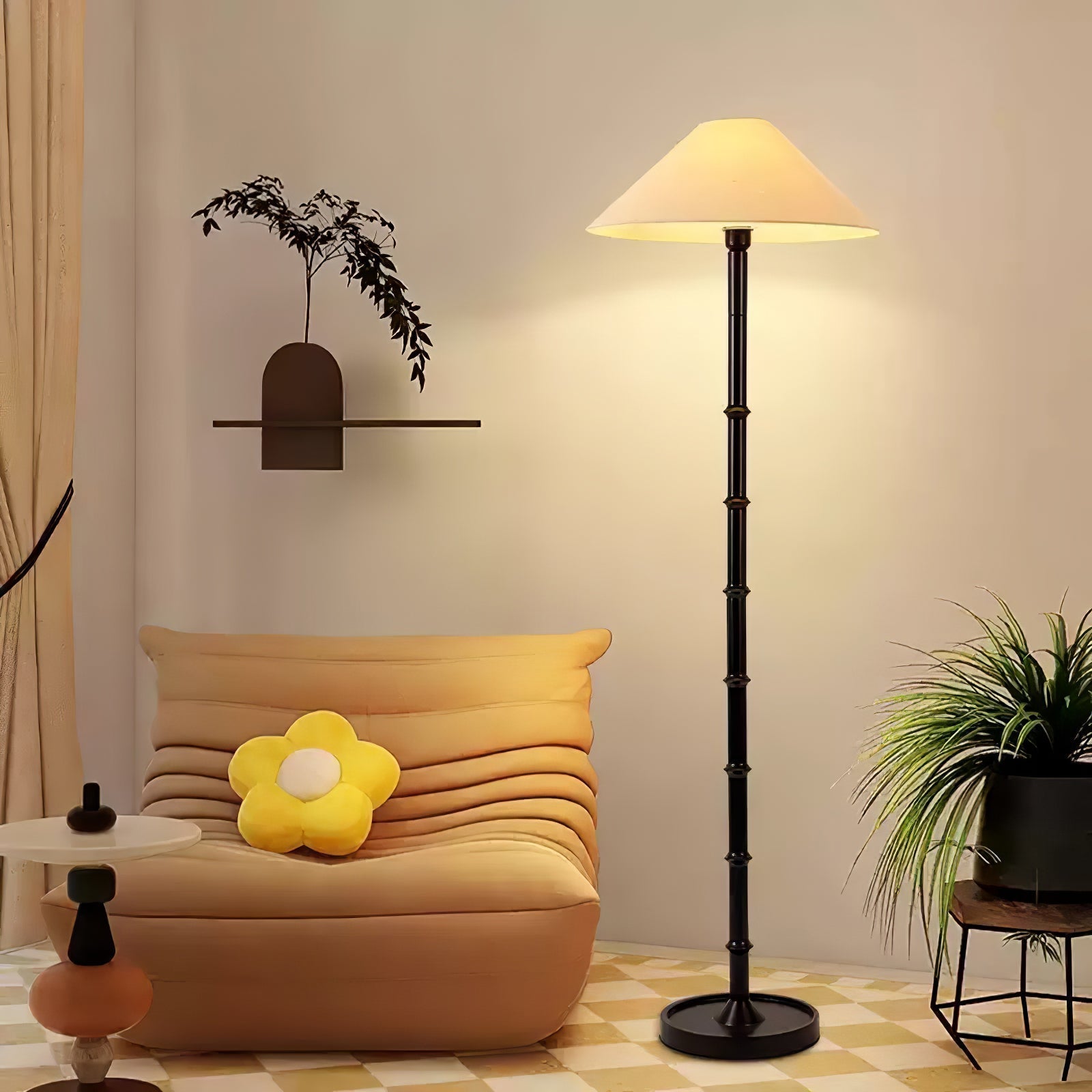 Bamboo Knot Floor Light, Floor Lamp, detail 2