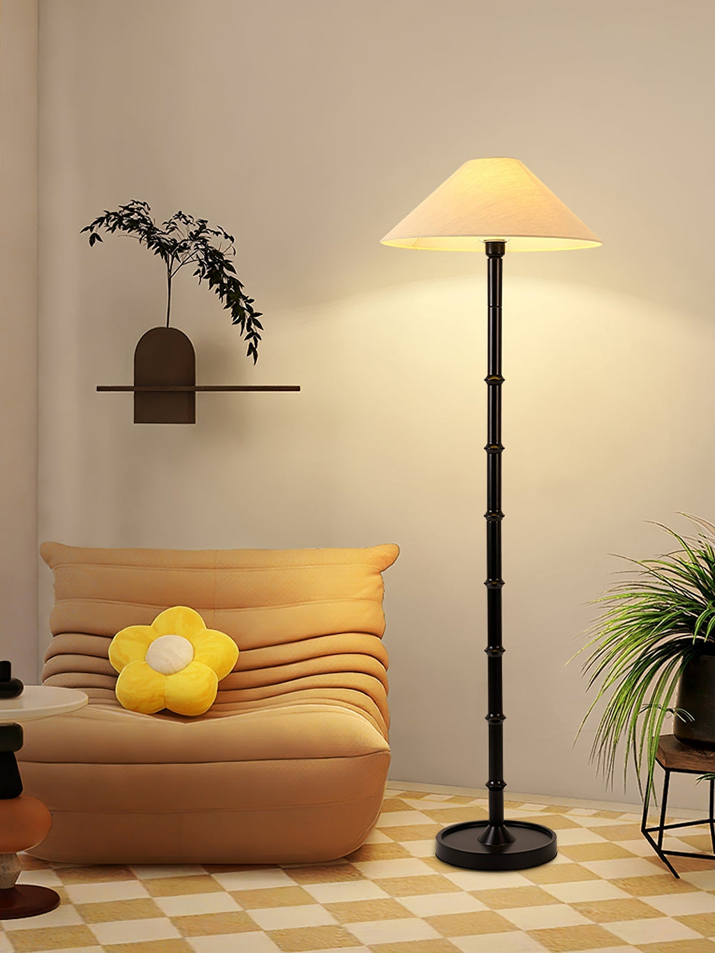 Bamboo Knot Floor Light, Floor Lamp, detail 8