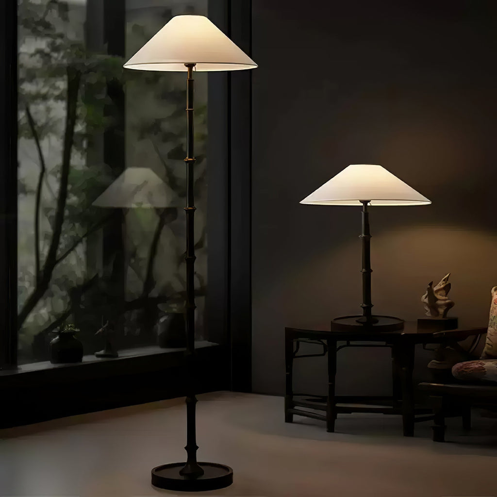 Bamboo Knot Floor Light, Floor Lamp, detail 4