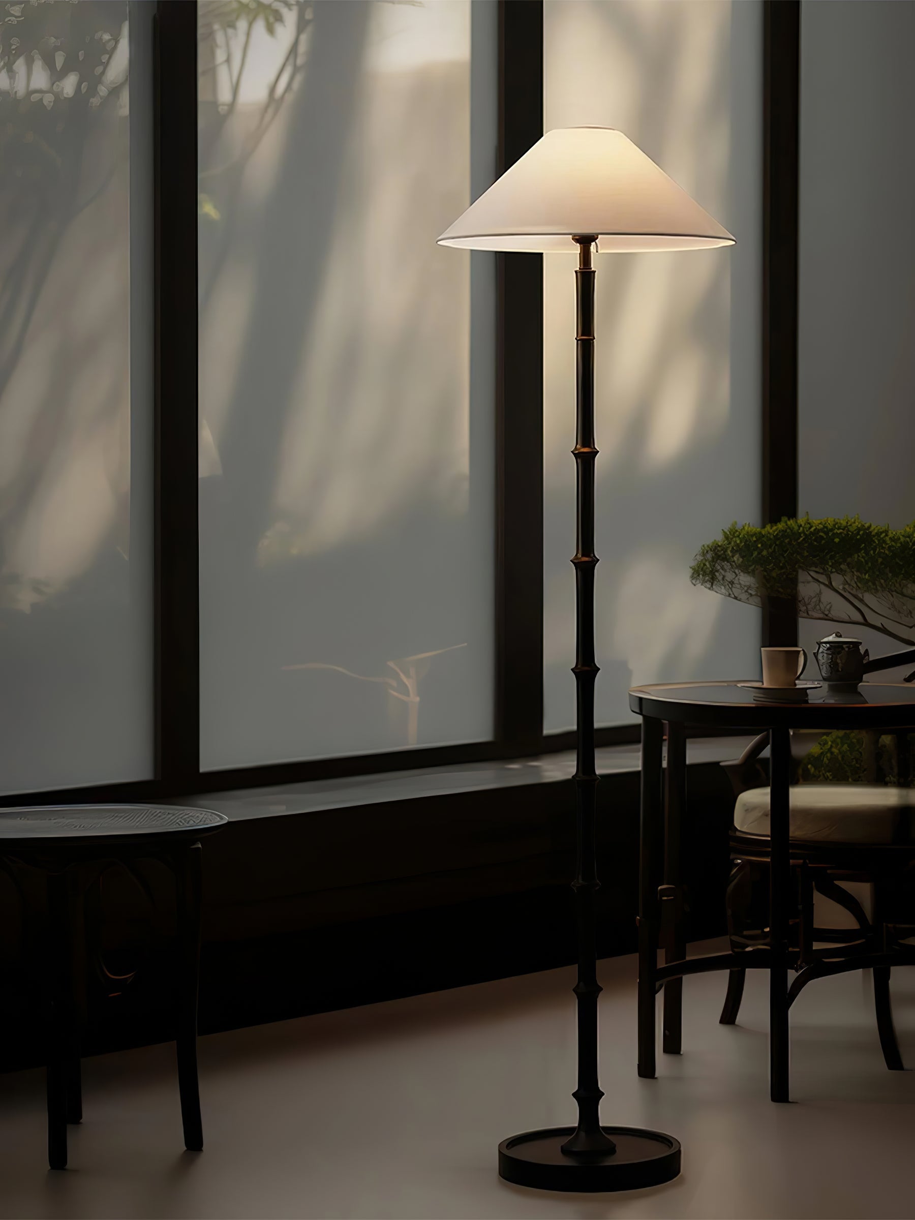 Bamboo Knot Floor Light, Floor Lamp, detail 9