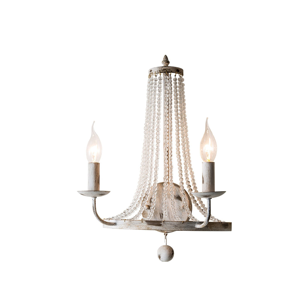 Basket Crystal Wall Light, Hardwired Wall Sconce, detail 7