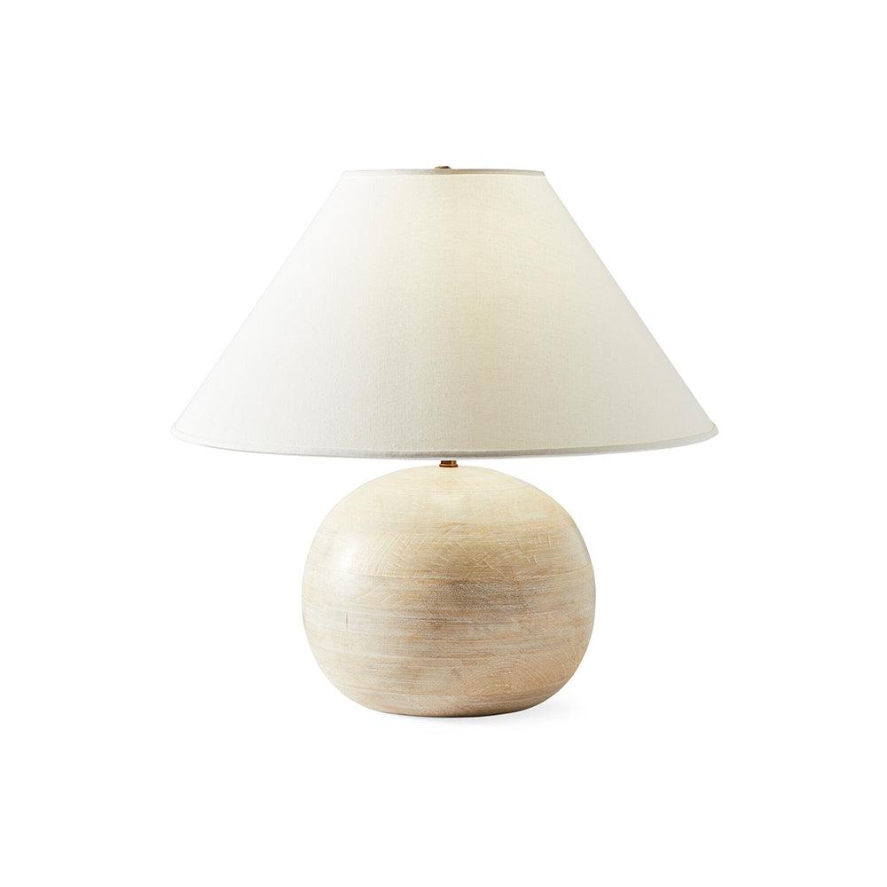 Beachside Table Light, Bedside Table Lamp, Wooden, Dia 35cm x H 40cm