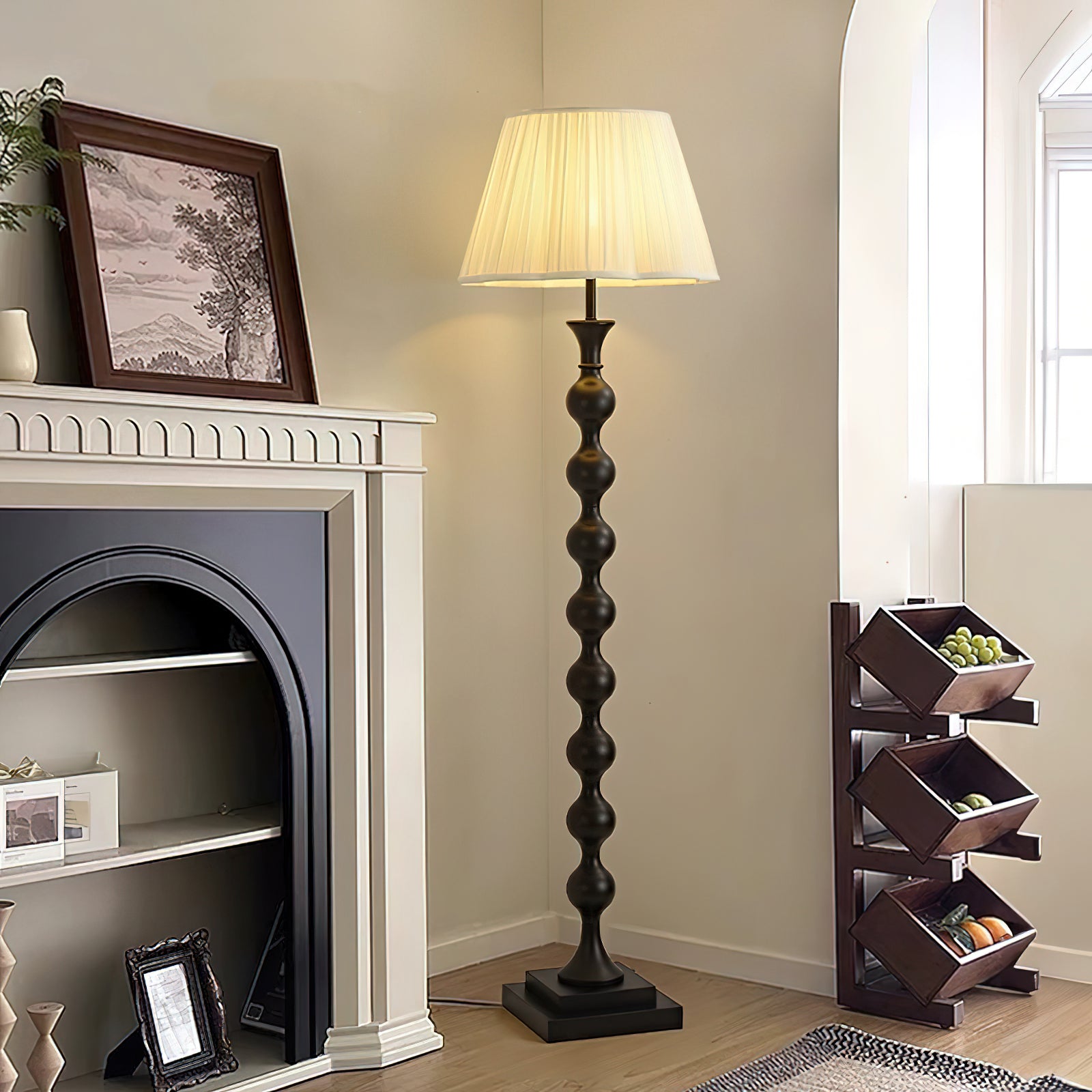 Bead Column Floor Light 18.1", Floor Lamp, detail 7