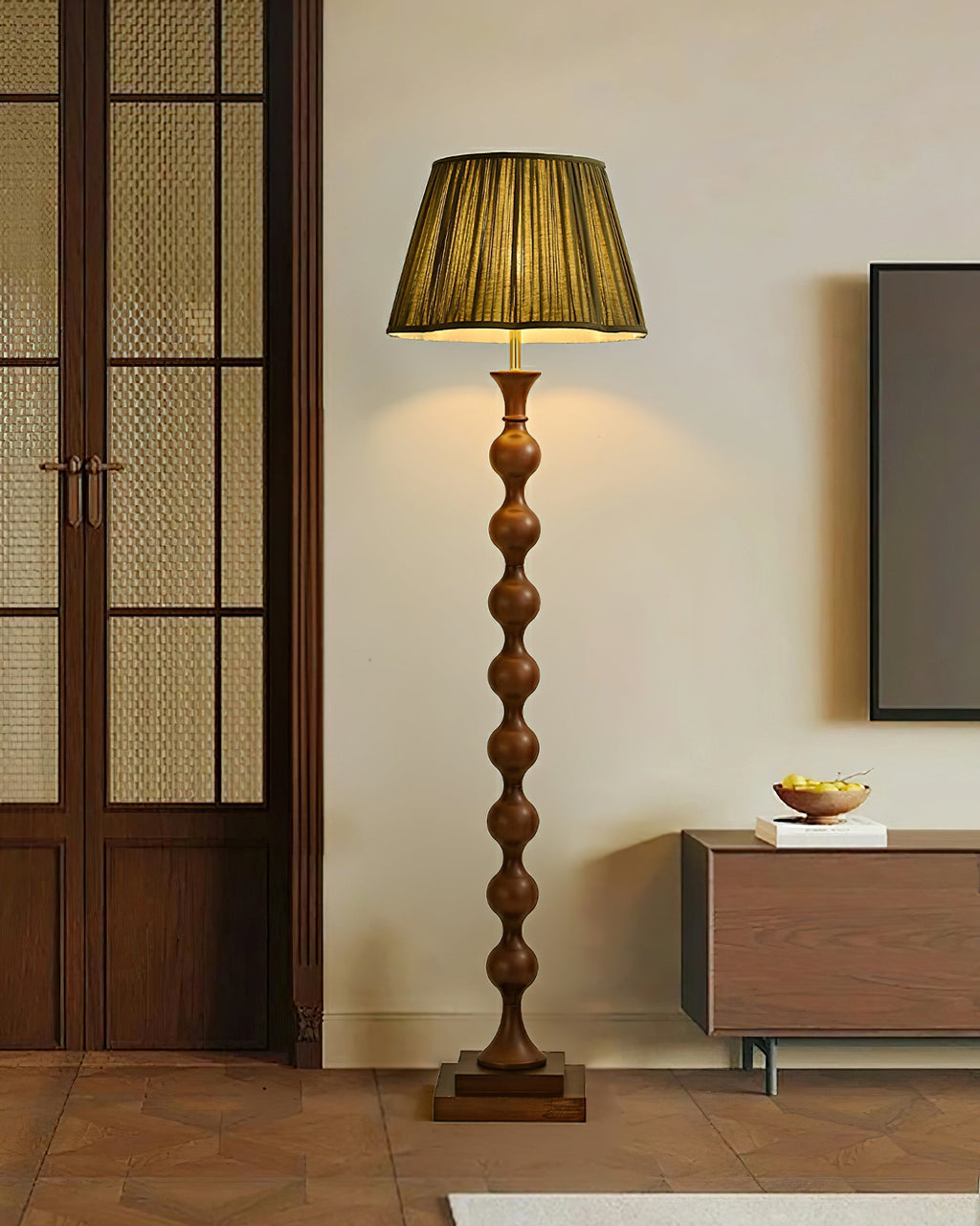 Bead Column Floor Light 18.1", Floor Lamp, detail 10