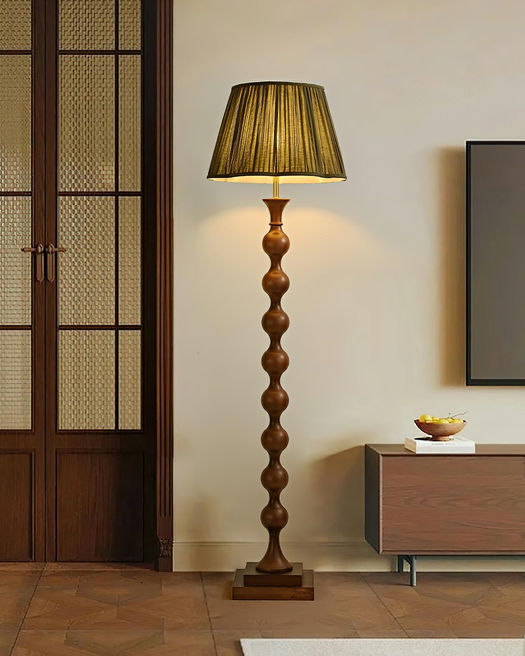 Bead Column Floor Light 18.1", Floor Lamp, detail 10